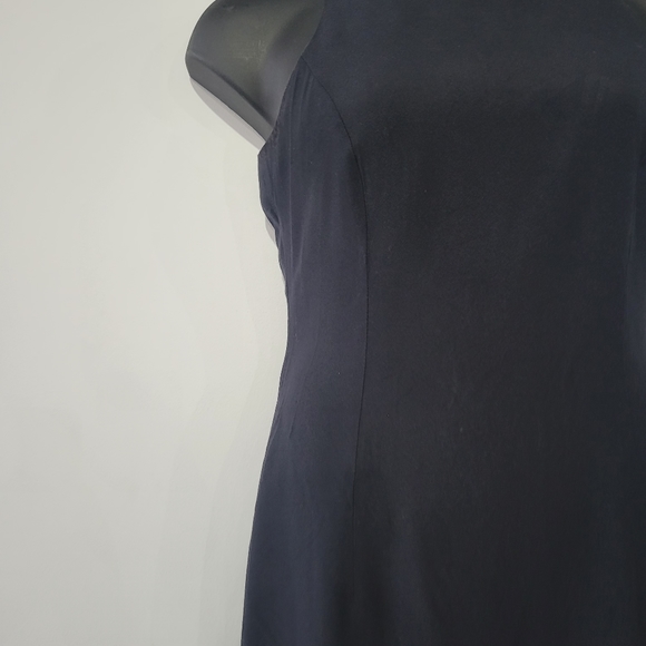 Vintage Rhinestone Collar Black Cocktail Dress | Santa Fe - Picture 5 of 9